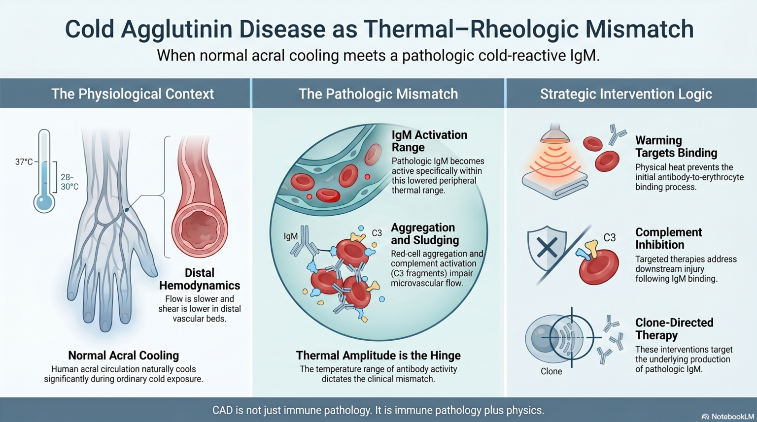 Cold Intolerances Lab Cold Agglutinin Disease as Thermal–Rheologic Mismatch • The Blood Project